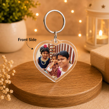 Arcylic Keychain heart Front