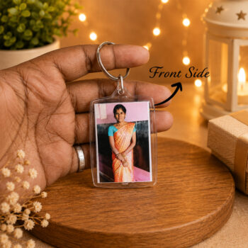 Arcylic photo insert keychain