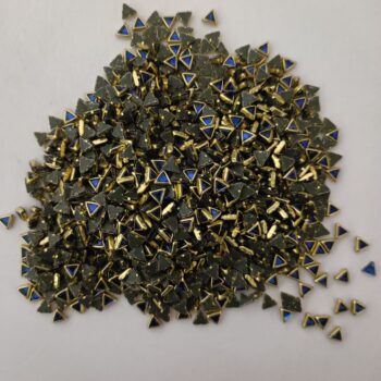 Kundan Stone - Blue Triangle