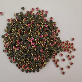 Kundan Stone - Pink Round