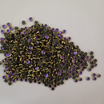 Kundan Stone - Purple Round