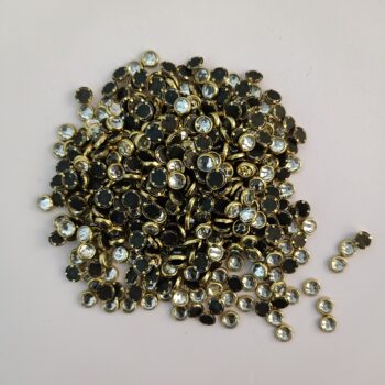 Kundan Stone White Round