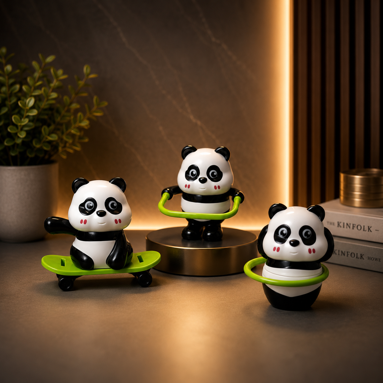 Panda Toys set of 3
