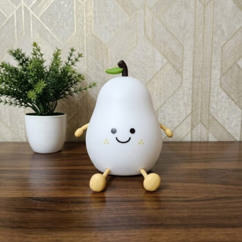 PearGlow Silicone Night Lamp