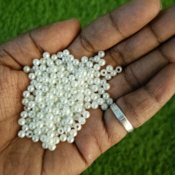 White Pearl Beads 3mm