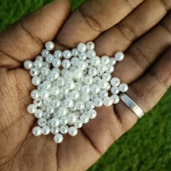 White Pearl Beads 4mm