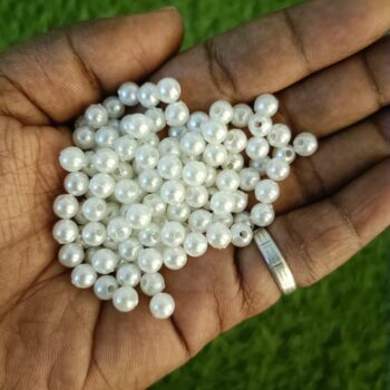 White Pearl Beads 5mm
