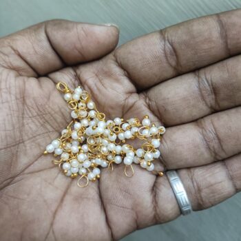 Loreal Round Beads – White (10g)